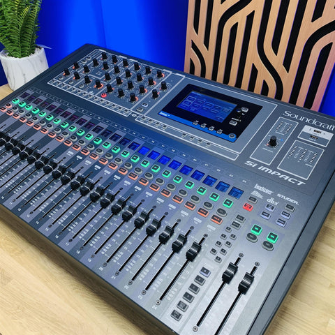 Soundcraft Si Impact Professional Digital Mixing Console With Digital & Midi Expansion Card Soundcraft Si Impact Professional Digital Mixing Console With Digital & Midi Expansion Card