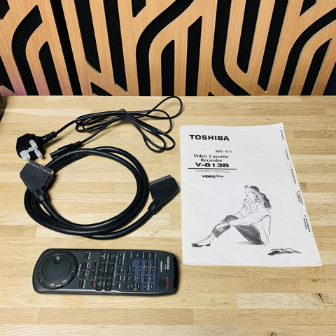 Toshiba V-813B Nicam Stereo VCR + VHS with Remote Toshiba V-813B Nicam Stereo VCR + VHS with Remote