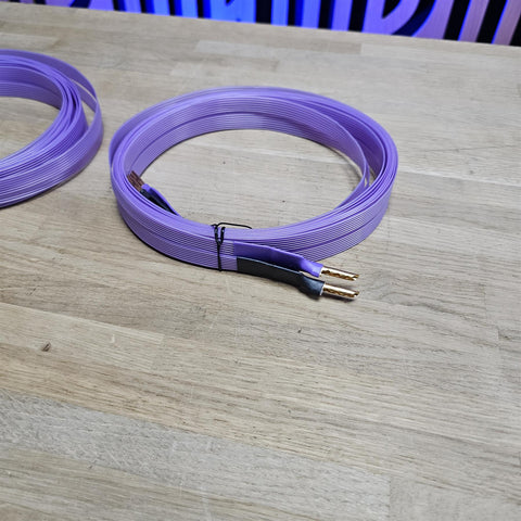 Nordost Purple Flare Loudspeaker Cables with Z Plugs (BFA Banana) 3 Meters Nordost Purple Flare Loudspeaker Cables with Z Plugs (BFA Banana) 3 Meters