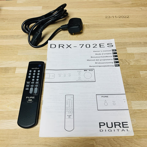Pure Digital DRX-702ES DAB/FM/AM Radio Tuner (Black) with Remote Pure Digital DRX-702ES DAB/FM/AM Radio Tuner (Black) with Remote
