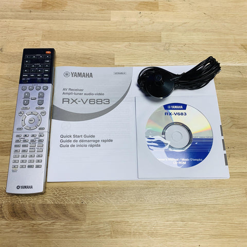 Yamaha RX-V683 7.2 Channel AV Receiver With Remote Control