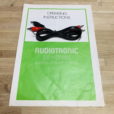 Audiotronic LT-1700X AM/FM Stereo Tuner Audiotronic LT-1700X AM/FM Stereo Tuner
