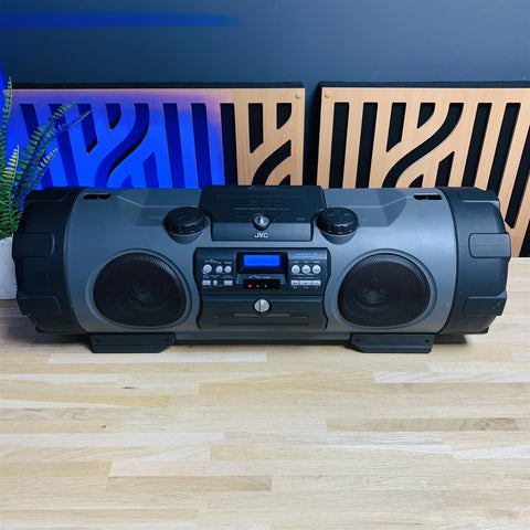 JVC RV-NB1 Stereo Boom Box CD Tape Radio Inc Remote Control JVC RV-NB1 Stereo Boom Box CD Tape Radio Inc Remote Control