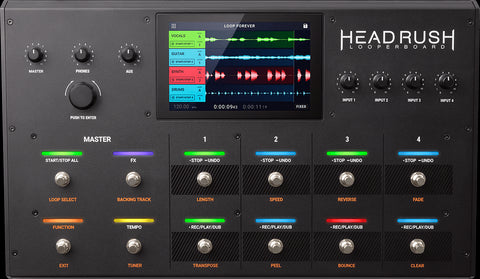 HeadRush Looperboard floorboard looper with 7" touch display HeadRush Looperboard floorboard looper with 7" touch display
