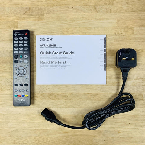 Denon AVR-X2500H AV Receiver With Remote Control