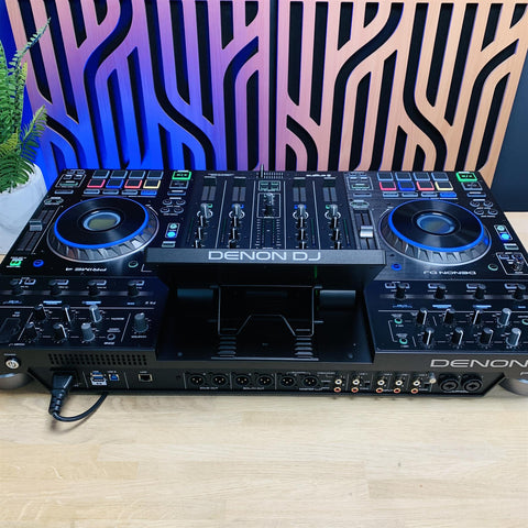 Denon Prime 4 Standalone 4 Deck DJ Controller With Magma Flight Case