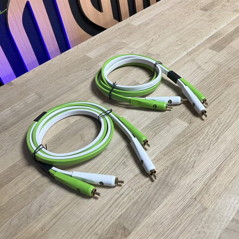 2 x Pair Neo Oyaide d+ Class B RCA Phono Interconnects (1m)