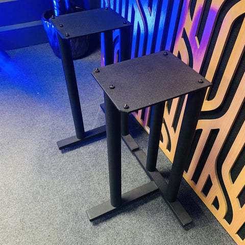 Cyrus Bookshelf Speakers Stands - Self Assembly (Pair) Black