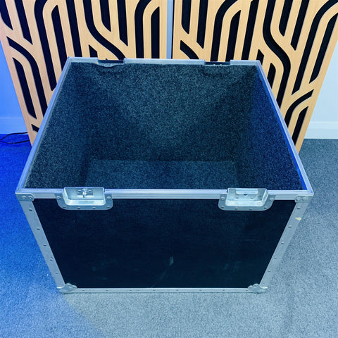 Large Flight Case Storage Trunk Lockable Box 68 x 64 x 62 CM