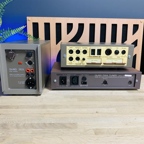 Quad Package - Quad 33 Control Unit, Quad 303 Power Amplifier & Quad FM4 Tuner