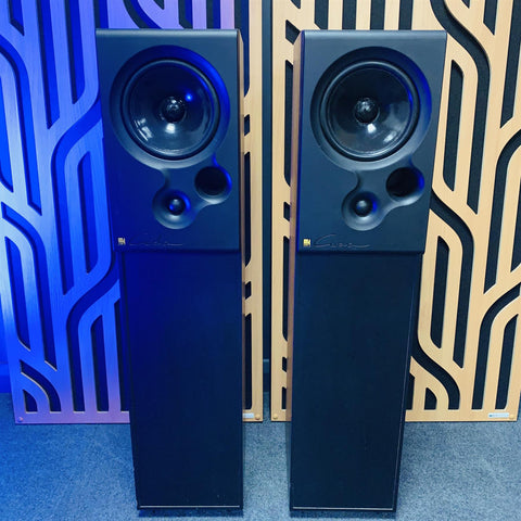 Kef CODA 9 Floor Standing Loud Speakers (Pair) Black Ash