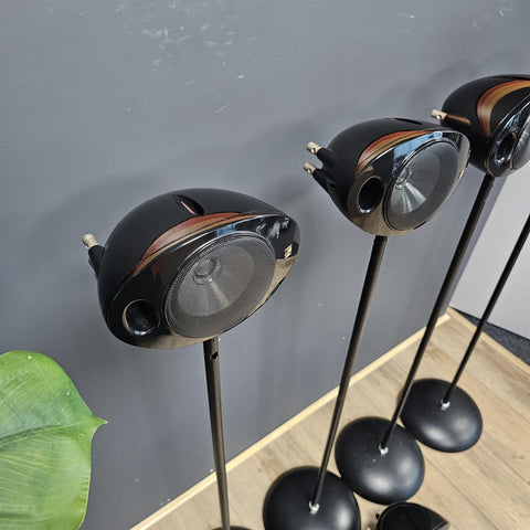 x5 Kef HTS/HTC 2001.3 (4 x 90cm floor stands, x1 tabletop stand)