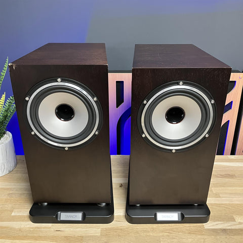 Tannoy Revolution XT 6 Bookshelf Speakers Dark Walnut