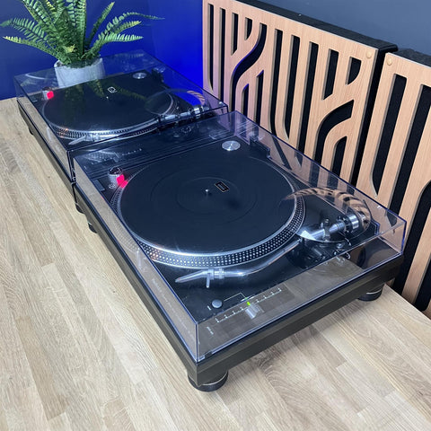 Technics SL-1210 MK3D DJ Turntables With Ortofon Concorde Pro Cartridges & Syli (Pair)