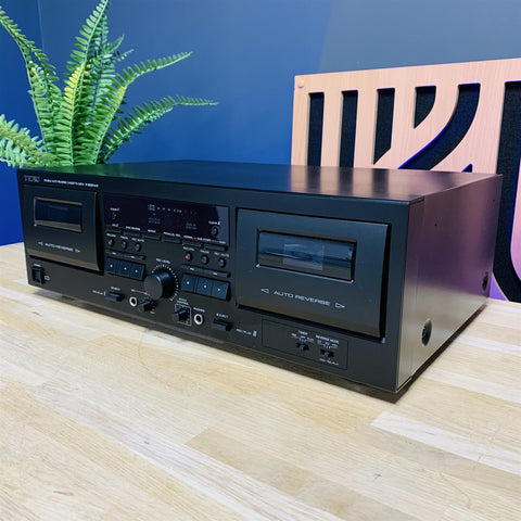 Teac W-890R Double Auto Reverse Cassette Deck MKII