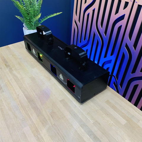 U King 4 Lens 4 Beam RGBY Stage Laser Projector Light DMX DJ Disco Show Lighting