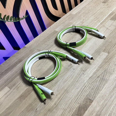 2 x Pair Neo Oyaide d+ Class B RCA Phono Interconnects (1m)