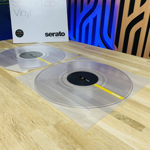 Serato Official Sticker Lock Single Sided 12-Inch Vinyl (Pair)