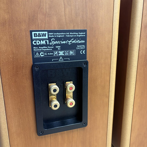 Bowers & Wilkins CDM 1SE Special Edition Speakers Cherrywood