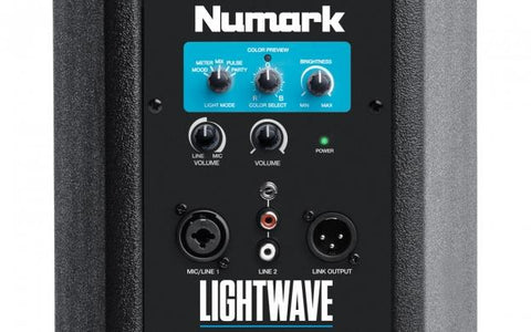 Numark Lightwave DJ Loudspeaker with Built-in Beat Sync’d Light Show