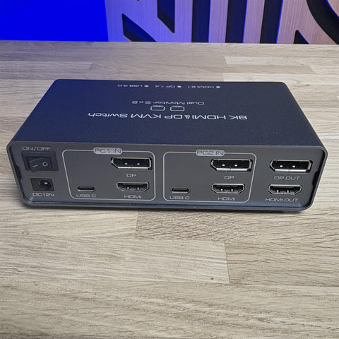 8K HDMI & DisplayPort KVM Switch