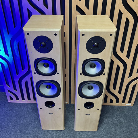 Acoustic Energy Aegis Evo Three 3 Speakers (Pair) Light Maple