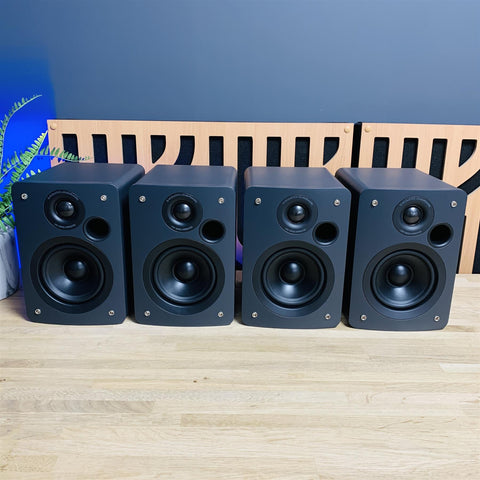 Q Acoustics 1010i Bookshelf Speakers x 4 & Q Acoustics 1000Ci Centre Speaker