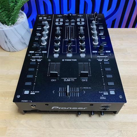 Pioneer DJM-T1 Traktor Scratch 2 Channel DJ Mixer With Control Vinyl & CDs