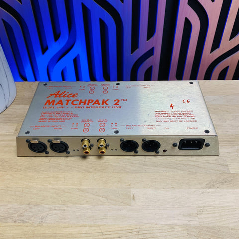 Alice Matchpak 2 (Ex BBC) Unbalanced RCA & XLR to Balanced XLR Dual IHF