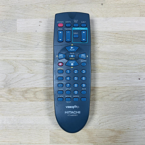 Hitachi Genuine Remote Control VT-RM800EV For VHS VTFX860EUKN VTFX960EUKN VTMX835EUK