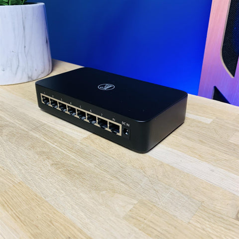 English Electric 8 Switch Audio Grade 8 Port Gigabit Streaming Switch