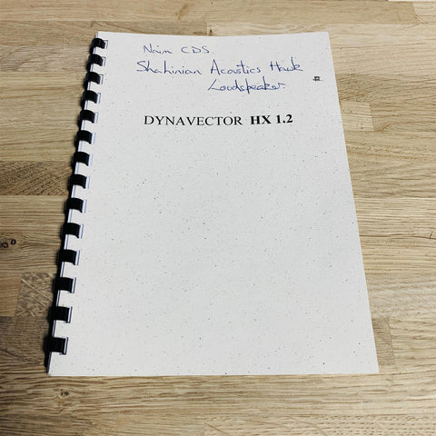 Dynavector HX 1.2 Mk 1 Power Amplifier