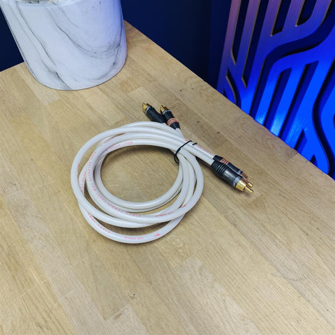 QED Qunex 2 Dual Balanced Low Level Signal RCA Phono Cable Pair 1M