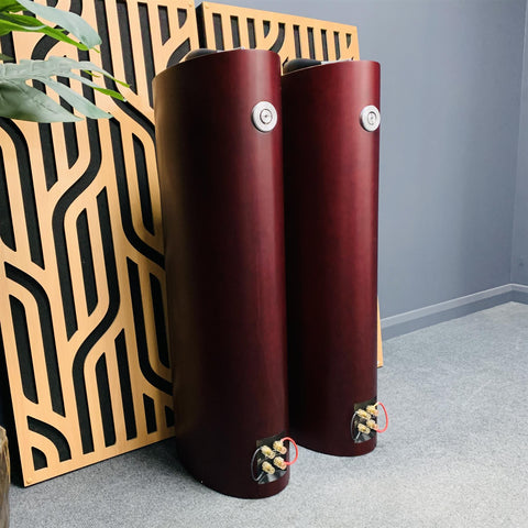 Bowers & Wilkins B&W Nautilus 804S Speakers Red Cherry (Pair)