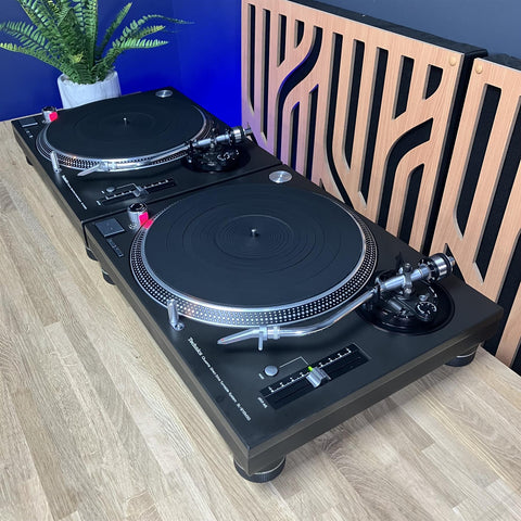 Technics SL-1210 MK3D DJ Turntables With Ortofon Concorde Pro Cartridges & Syli (Pair)