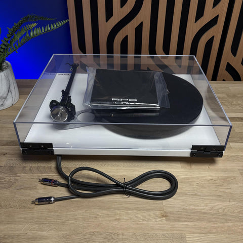 Rega RP6 turntable, Exact cartridge, thick glass platter and new upgraded belt + lead upgrade