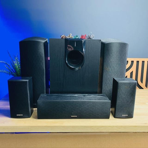 Onkyo 5.1 Speaker System (SKF-693, SKR-590, SKC-591N and SKW-591)