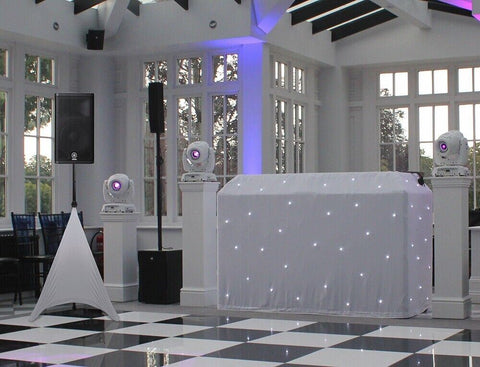 PAIR Gorilla White DJ PA Speaker Stand Cover Lighting Scrim Screens