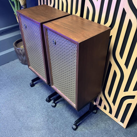 Tannoy Oxford Speakers x2 with Black Metal Stands