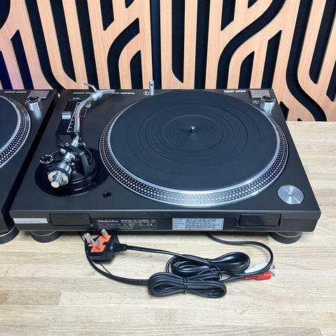 Technics SL-1210 MK3D DJ Turntables With Ortofon Concorde Pro Cartridges & Syli (Pair)