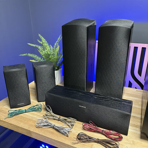 Onkyo 5.1 Speaker System (SKF-693, SKR-590, SKC-591N and SKW-591)