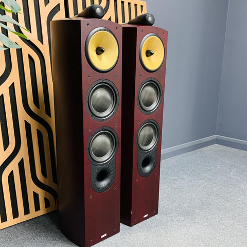 Bowers & Wilkins B&W Nautilus 804S Speakers Red Cherry (Pair)