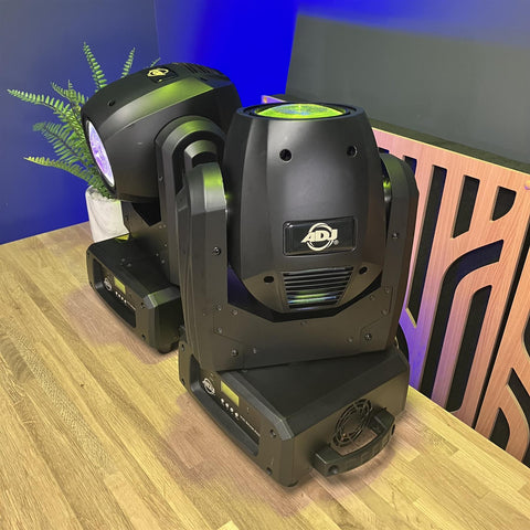 American DJ ADJ VISI Beams RXONE Moving Head Lights (Pair)