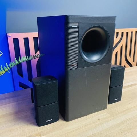 Bose Acoustimass 3 Series 4 Subwoofer & and Cube Speakers (Pair)