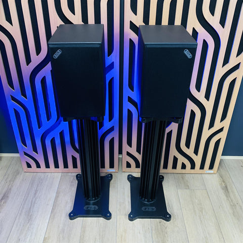 Pair Acoustic Energy AE1 1987 Speakers With Matching Stands