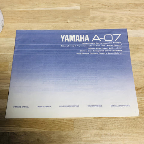 Yamaha A-07 Integrated Stereo Amplifier