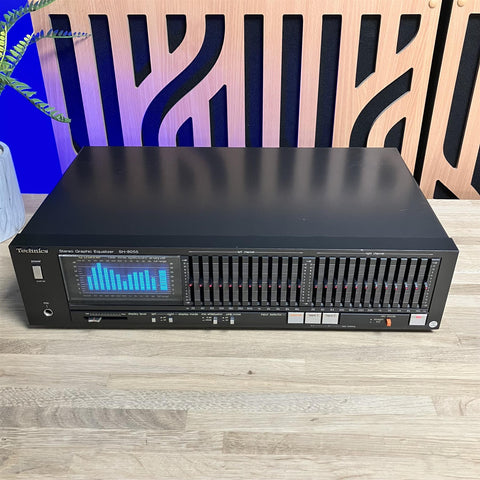 Technics SH-8055 12 Band Stereo Graphic Equalizer Spectrum Analizer
