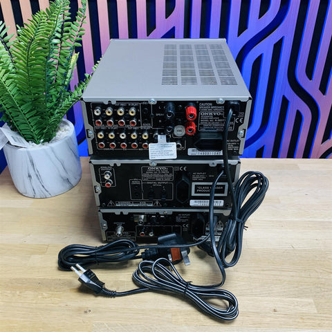 Onkyo Stack System (A-905TX Amplifier, C-705TX CD Player, T-405 Radio Tuner)