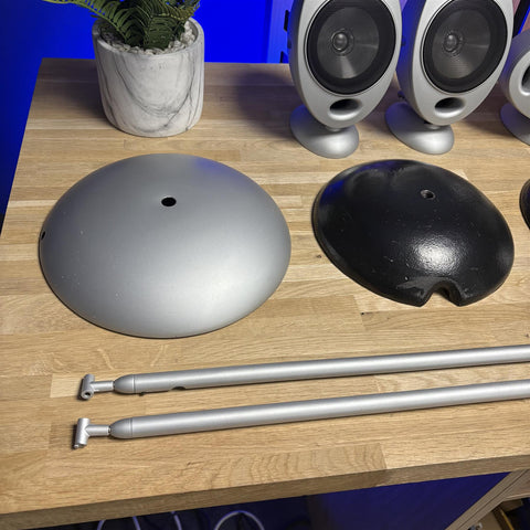 Kef KHT 2005.2 Speaker Set (x5) with Kef HTS2001 Stands