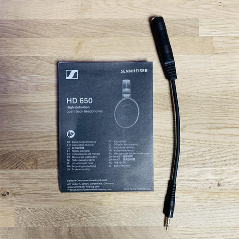Sennheiser HD650 High-Definition Open-Back Headphones (stand not included)